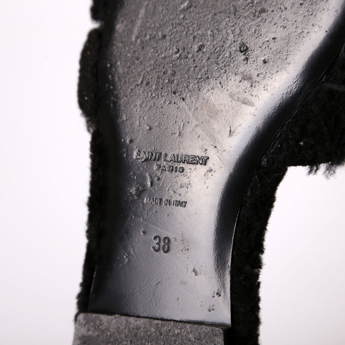Henry Shearling Tribute Flats Size