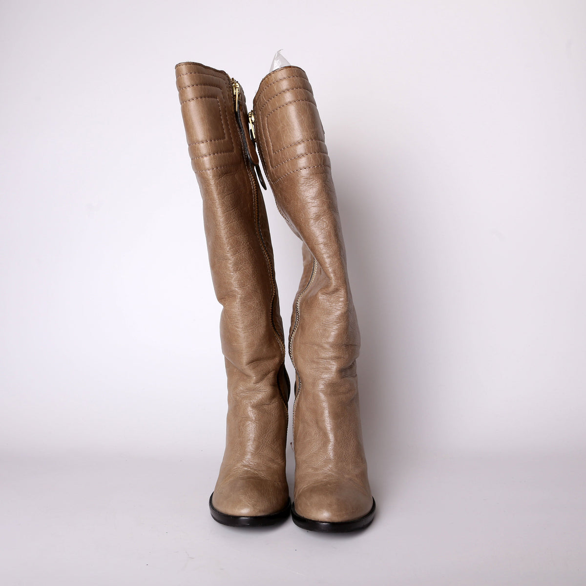 Knee Hight Leather Boots