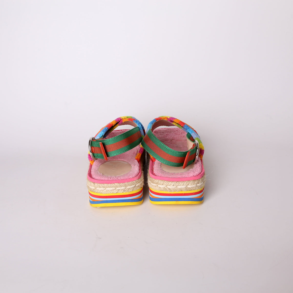 Terry Cloth Web Espadrilles Size