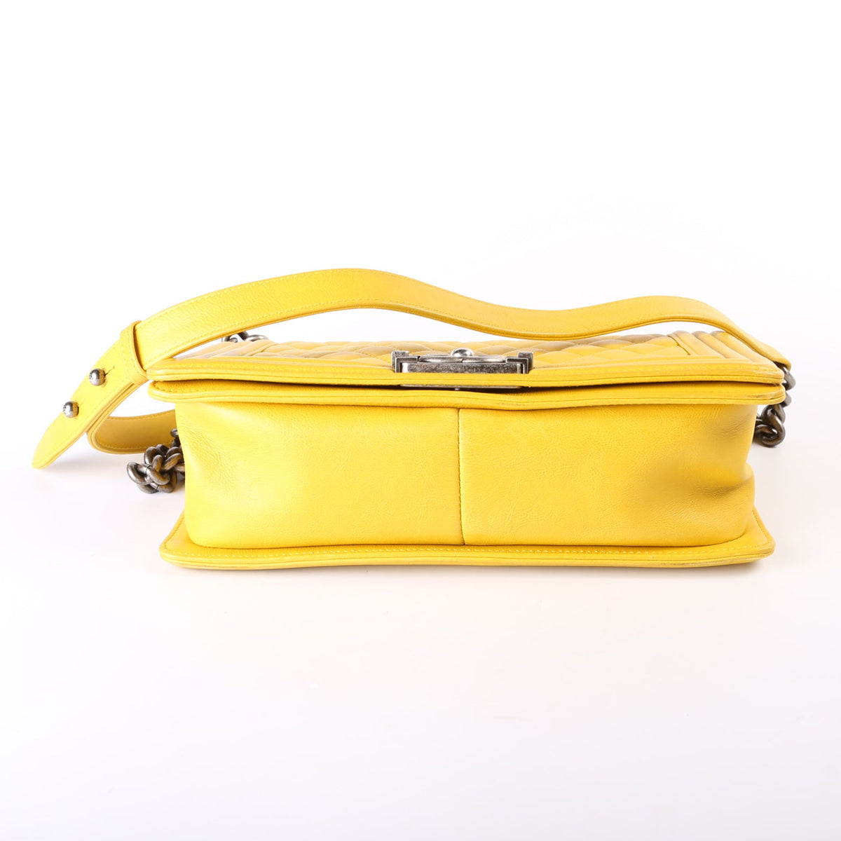 Boy Flap Medium Old Lambskin 15-20M Yellow