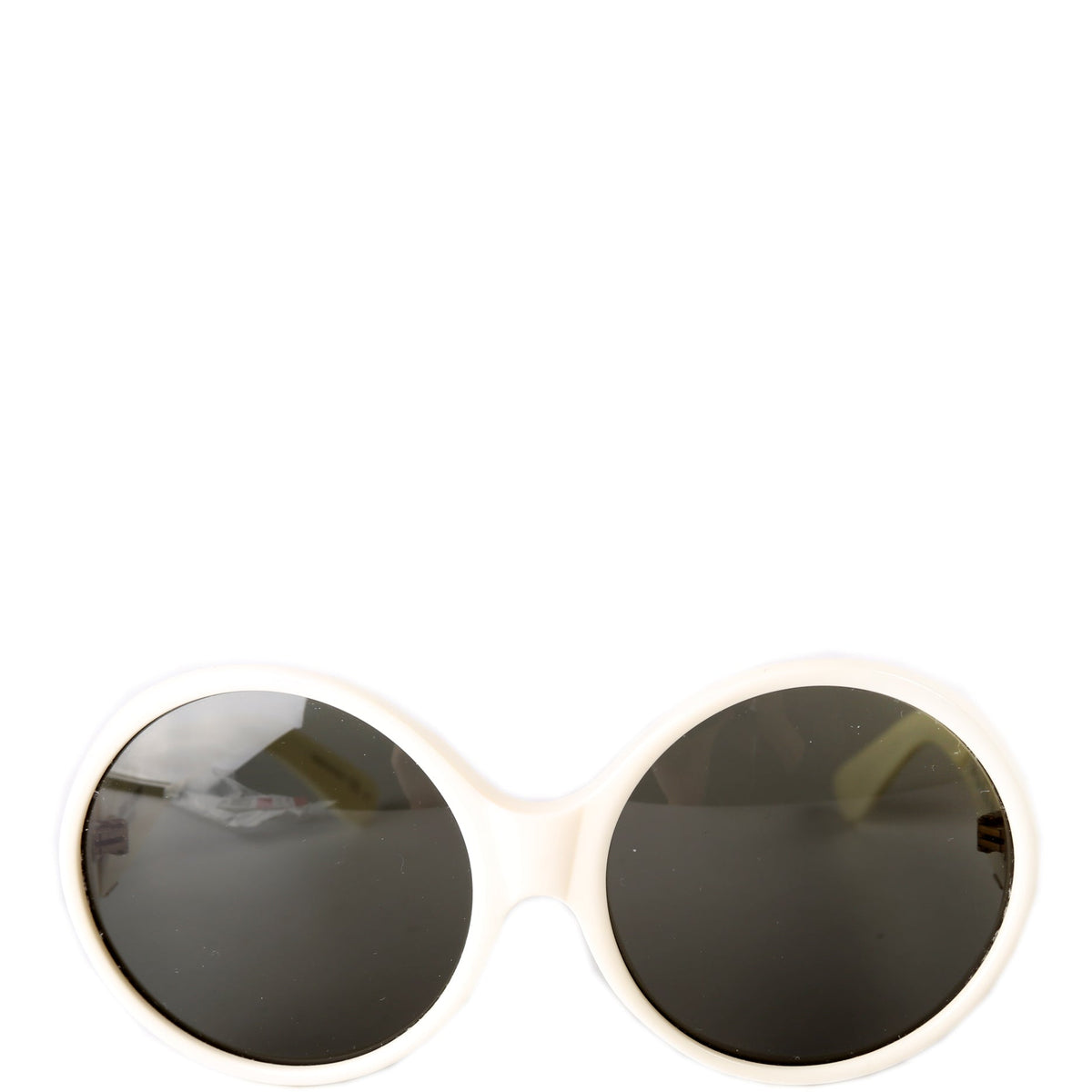 SL M Round Sunglasses White
