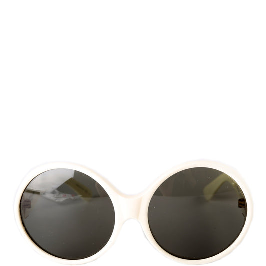 SL M Round Sunglasses White