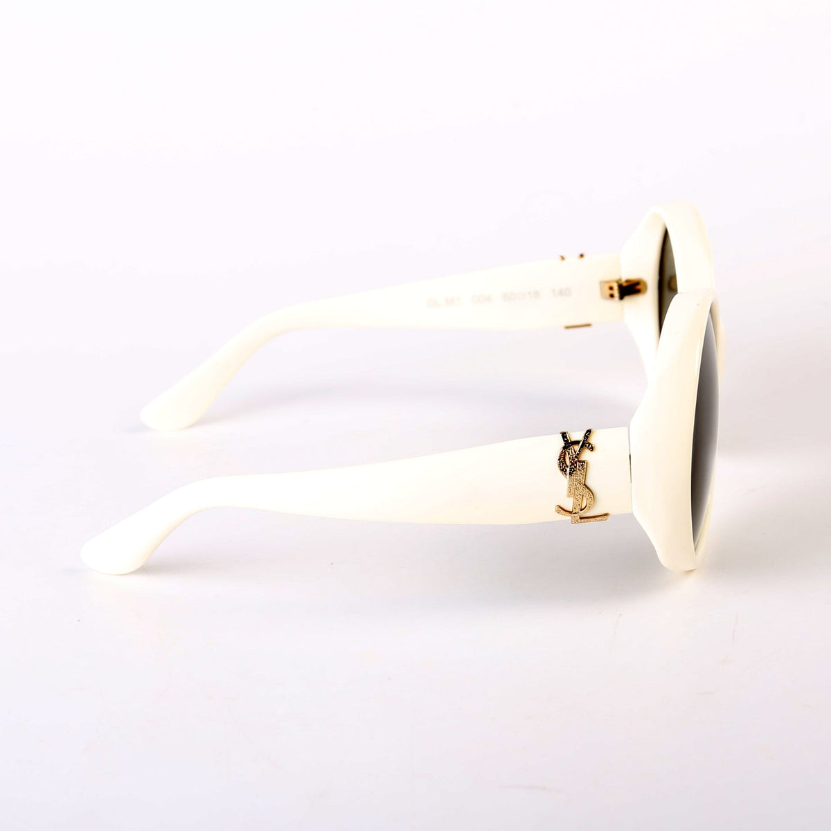 SL M Round Sunglasses White