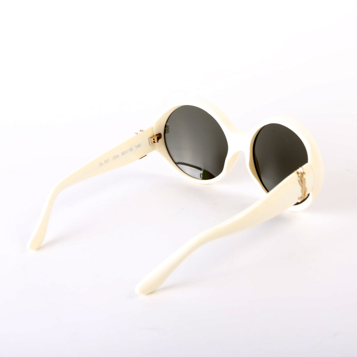 SL M Round Sunglasses White