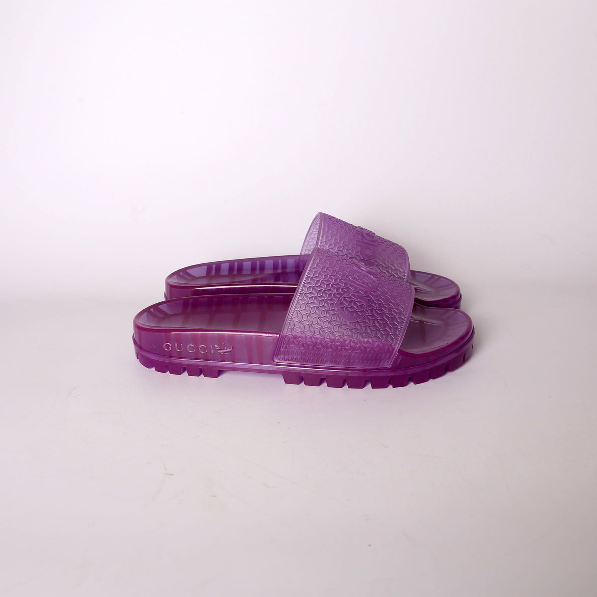 X Adidas Rubber Slides Size