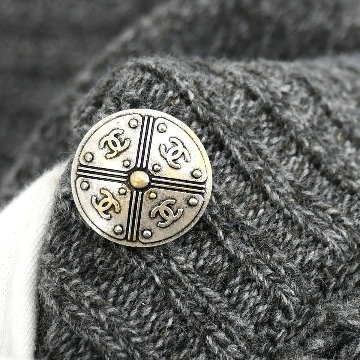 Chanel Sport Line Cardigan Gray 09A #36