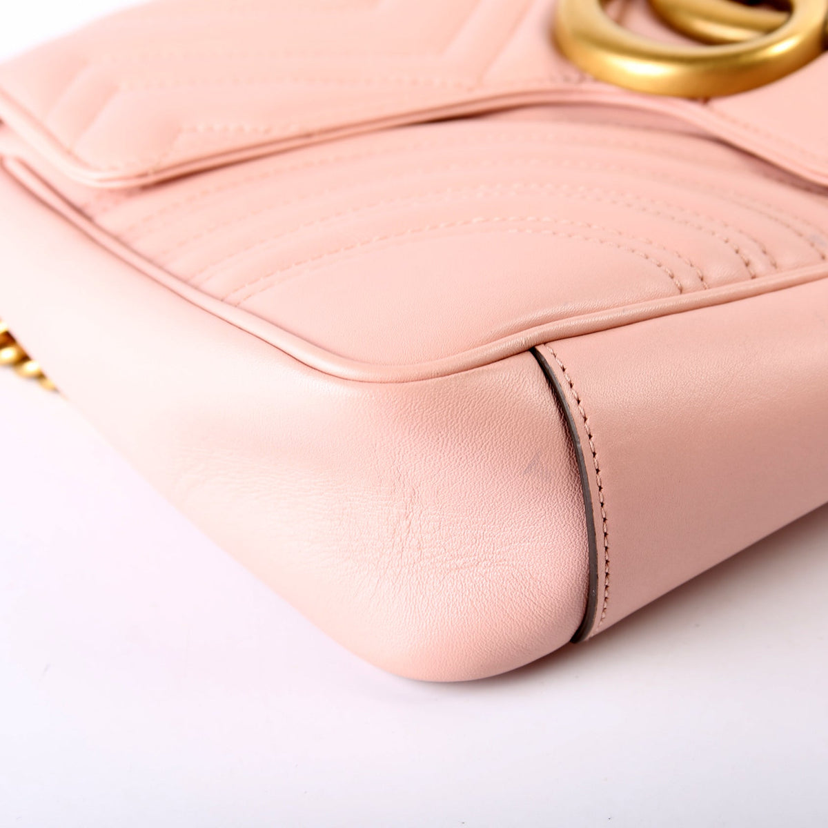 Marmont Leather Shoulder Medium Pink