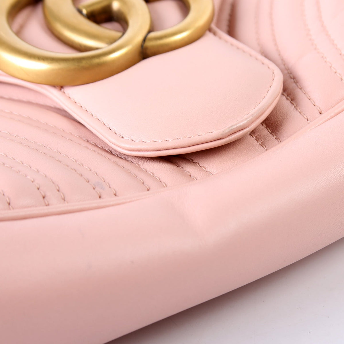 Marmont Leather Shoulder Medium Pink