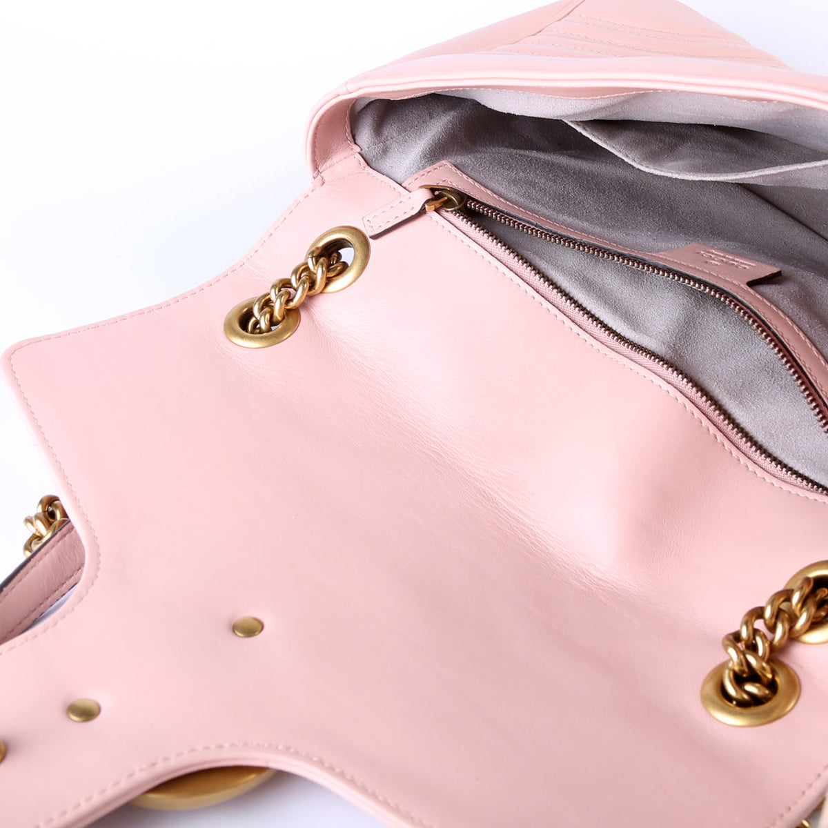 Marmont Leather Shoulder Medium Pink