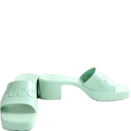 Gucci GG Rubber Slides Size .