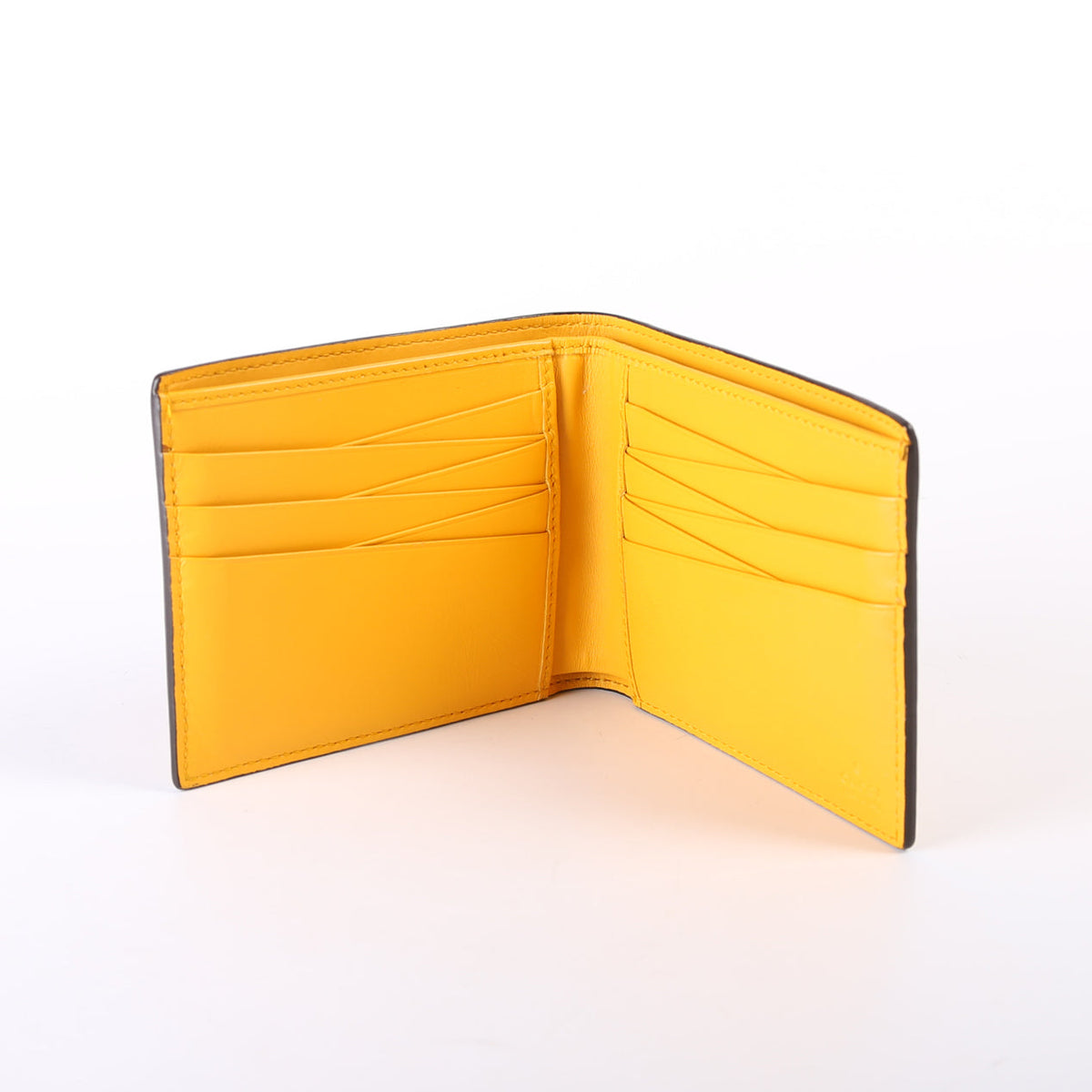 Leather Bee Bifold Yellow