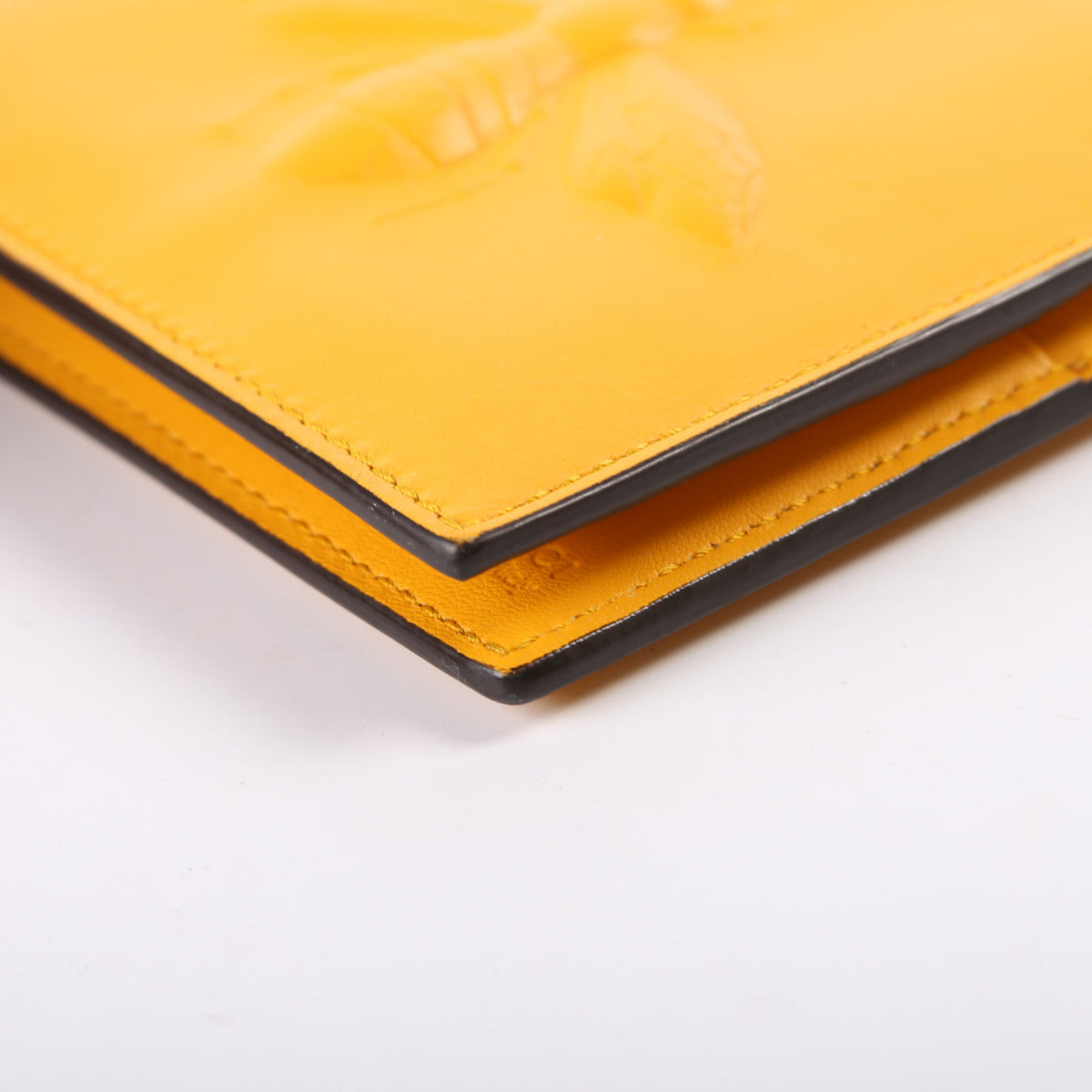 Leather Bee Bifold Yellow