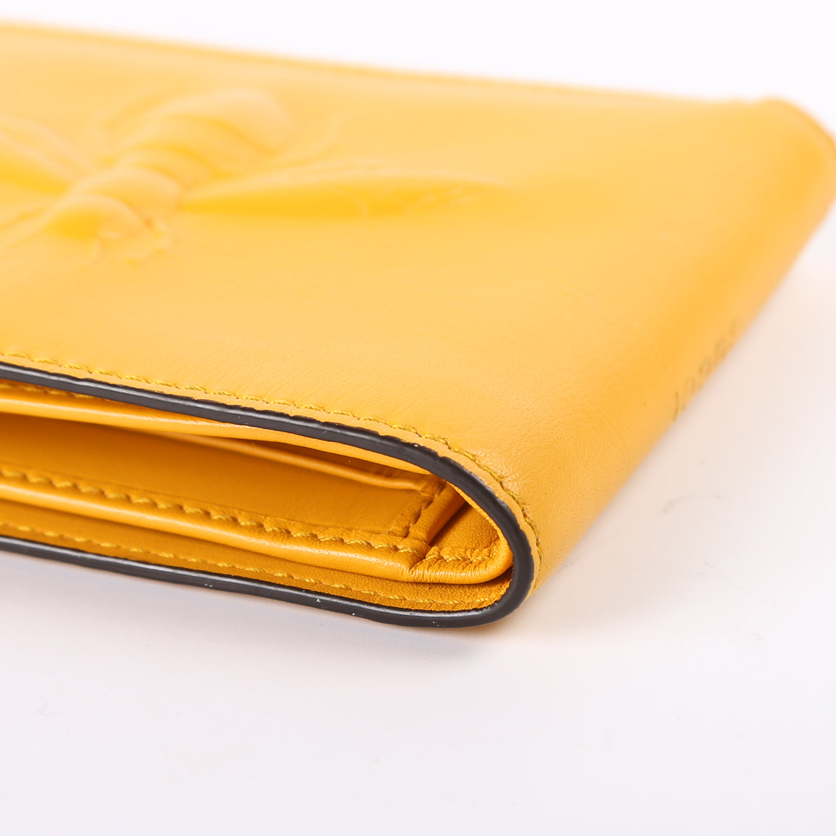 Leather Bee Bifold Yellow