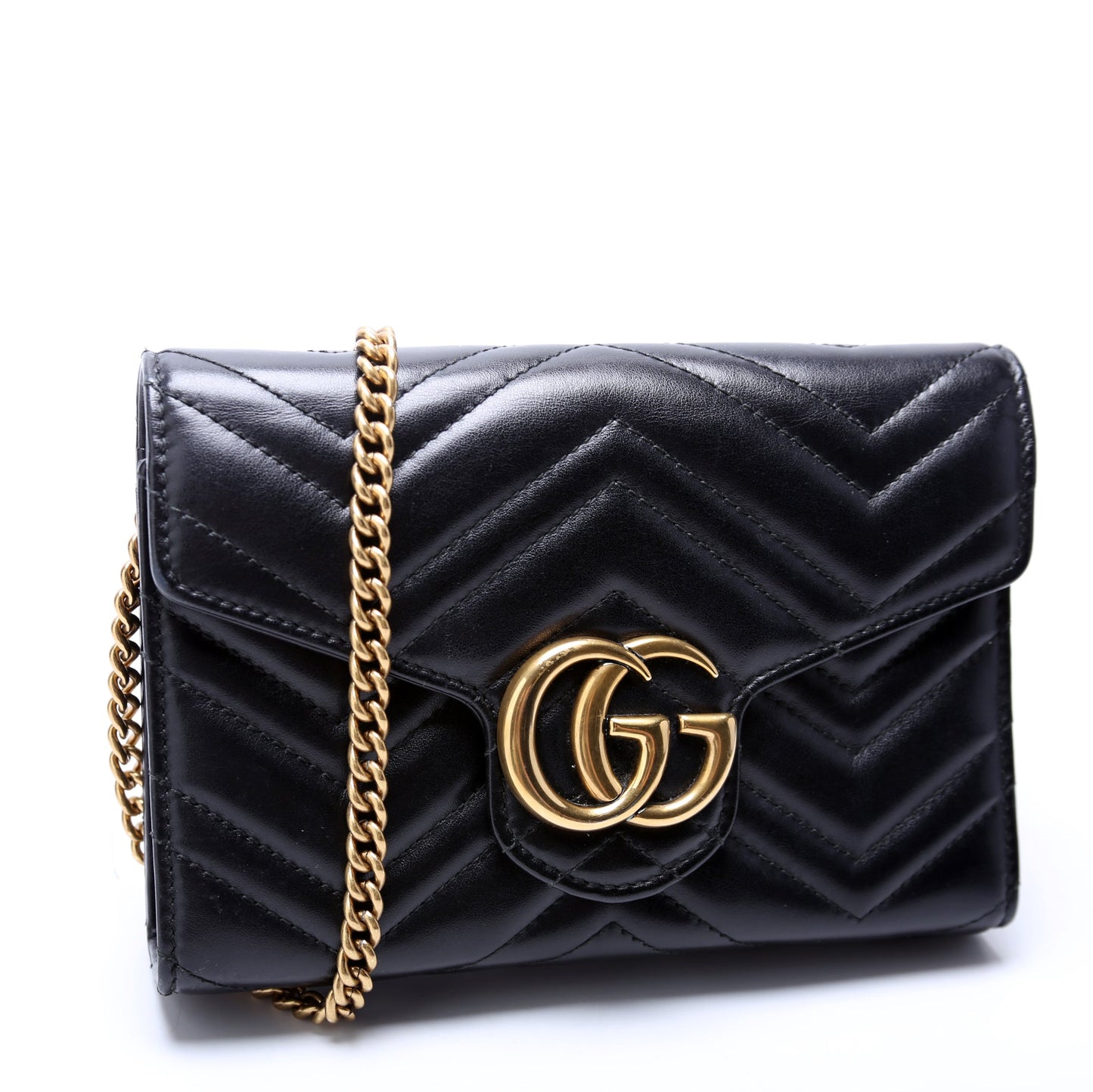 Marmont Chain Wallet Black