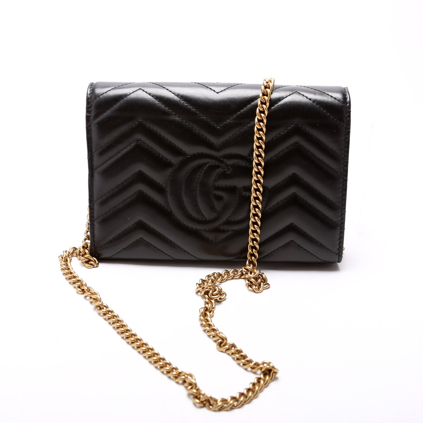 Gucci  Marmont Chain Wallet Black