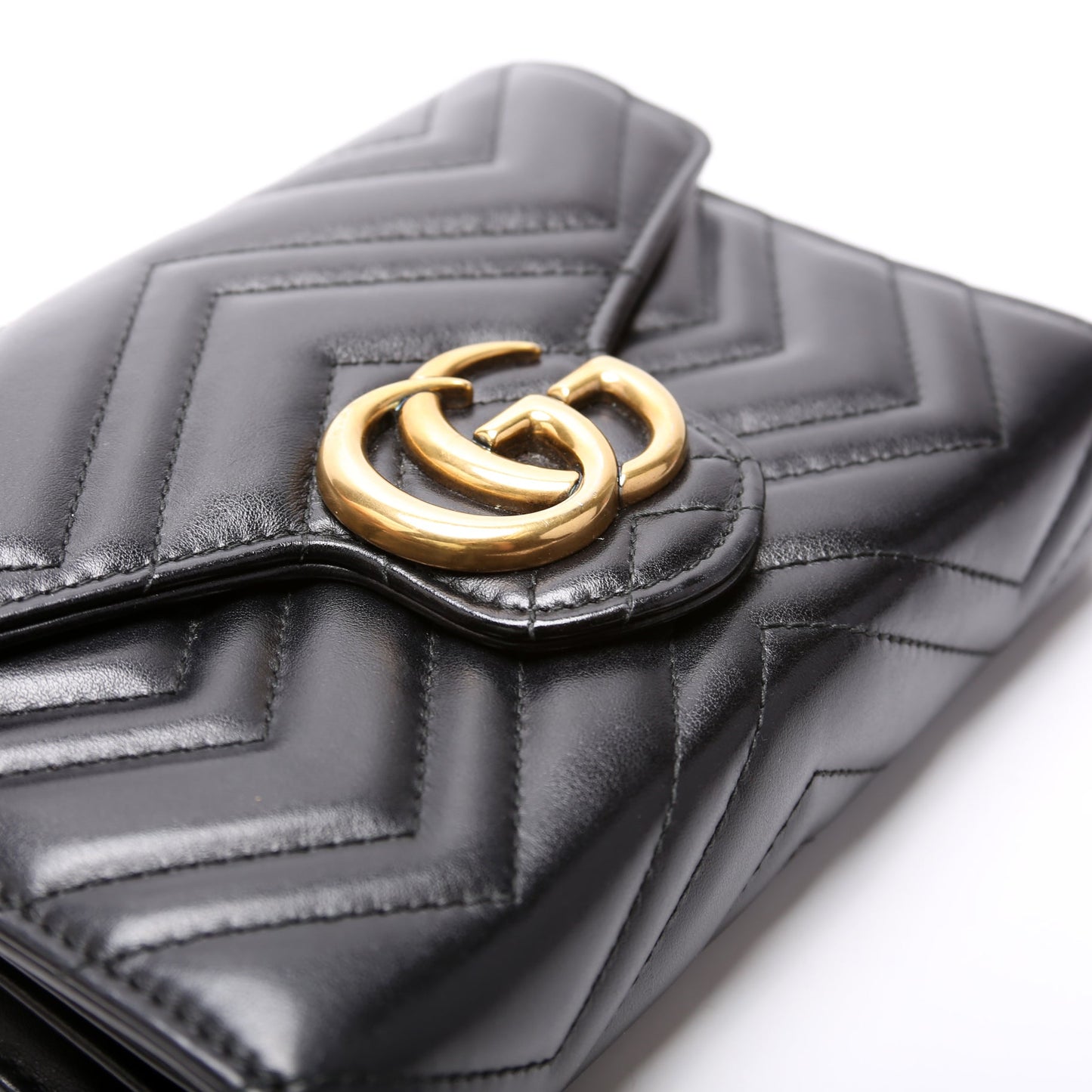 Marmont Chain Wallet Black