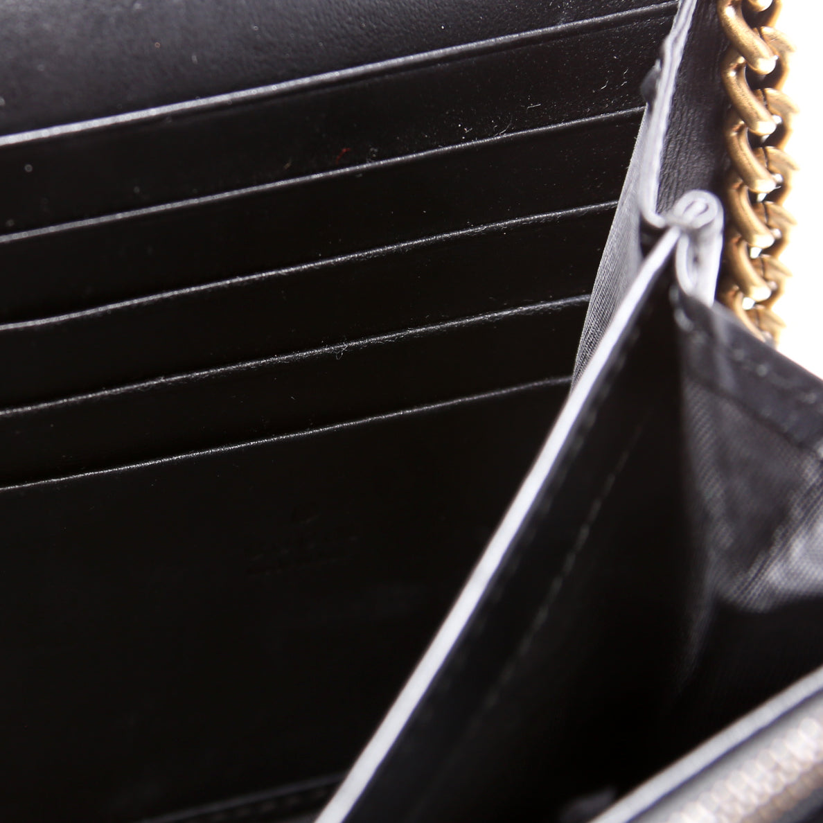 Marmont Chain Wallet Black
