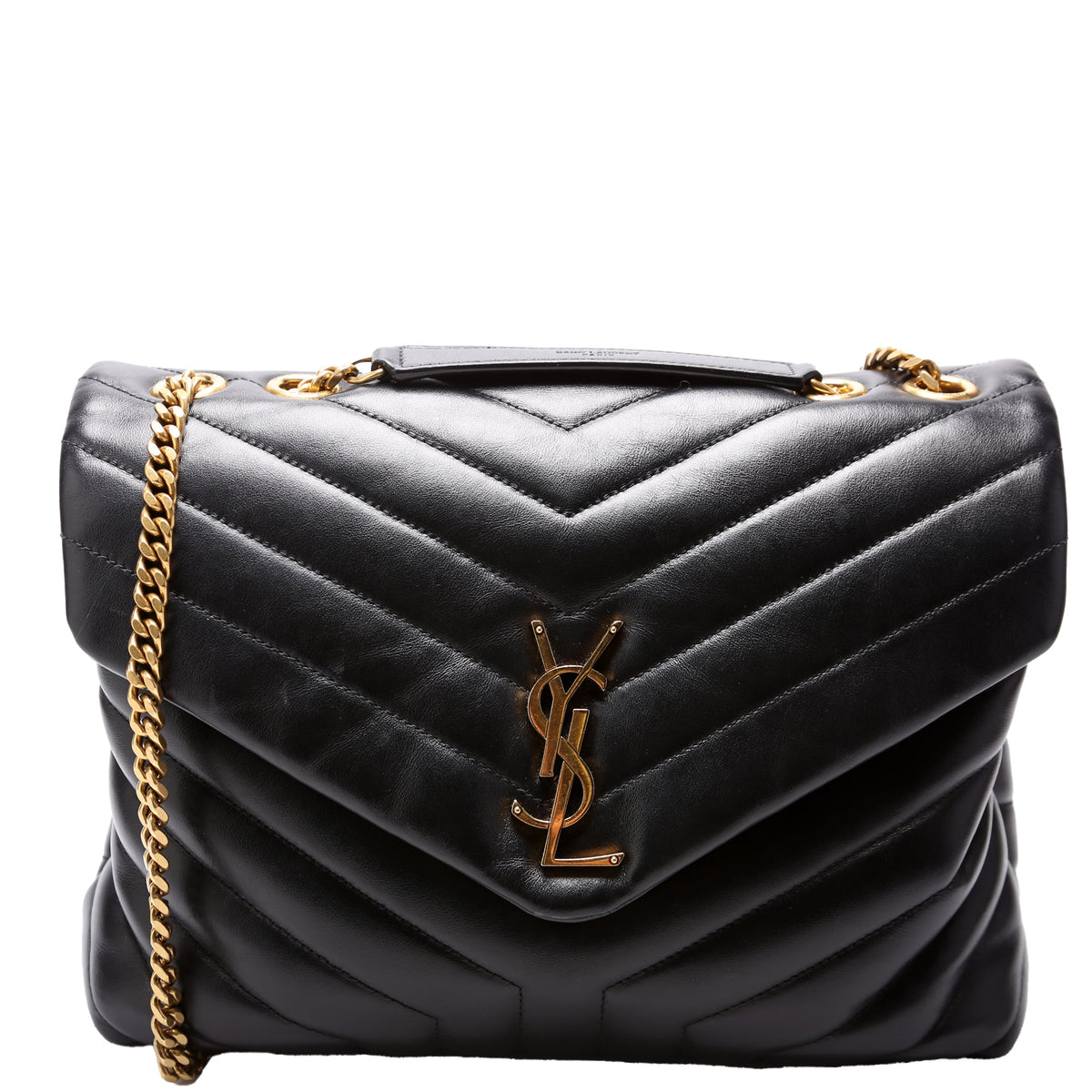 Loulou Medium Quilted Black