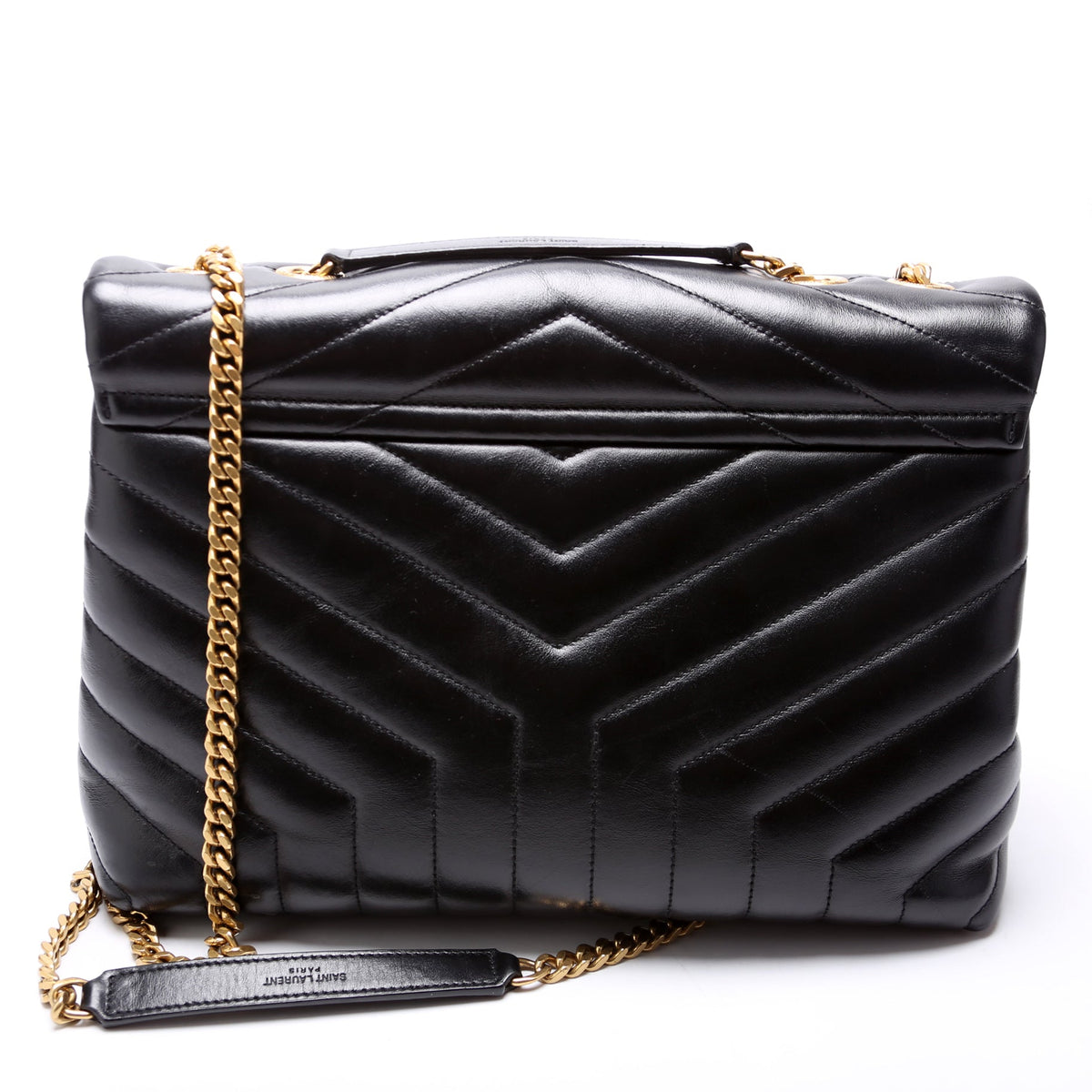 Loulou Medium Quilted Black