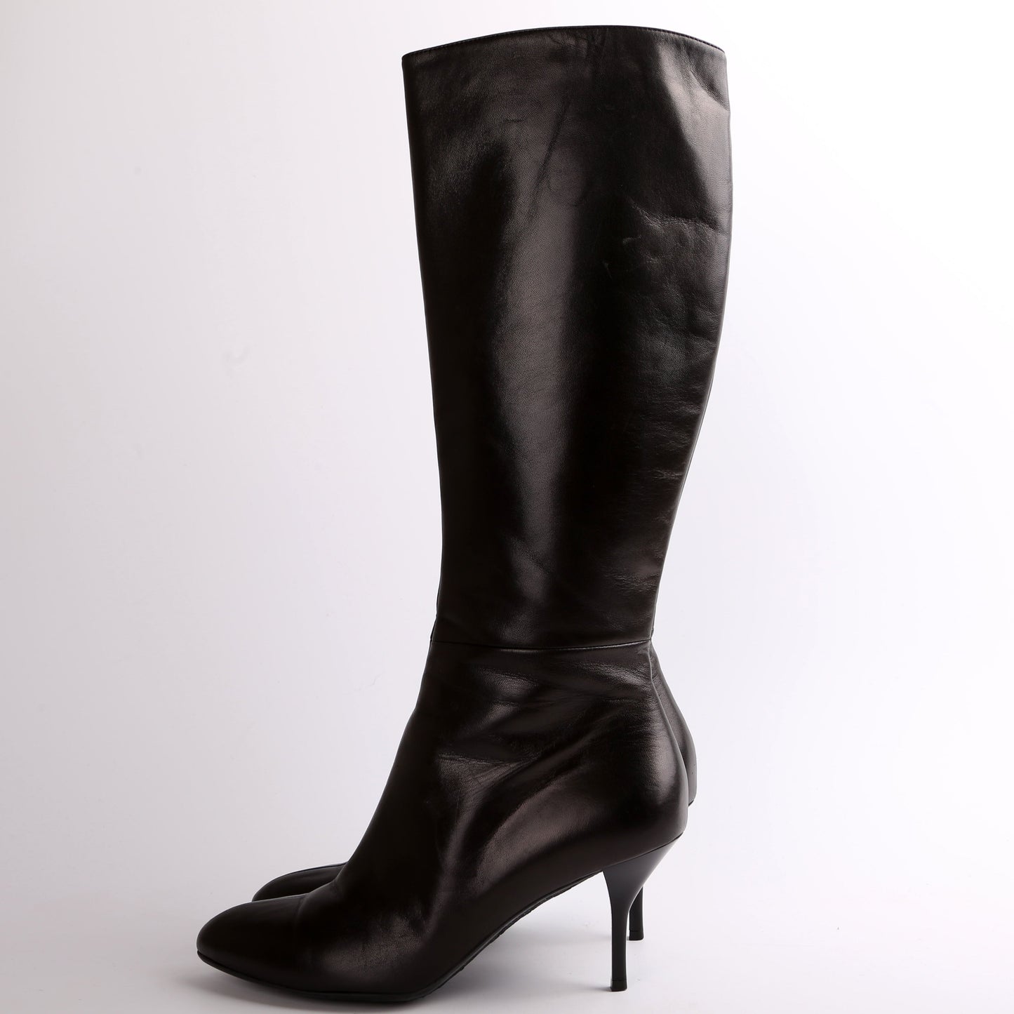 Gucci Calf High Leather Boots Size .