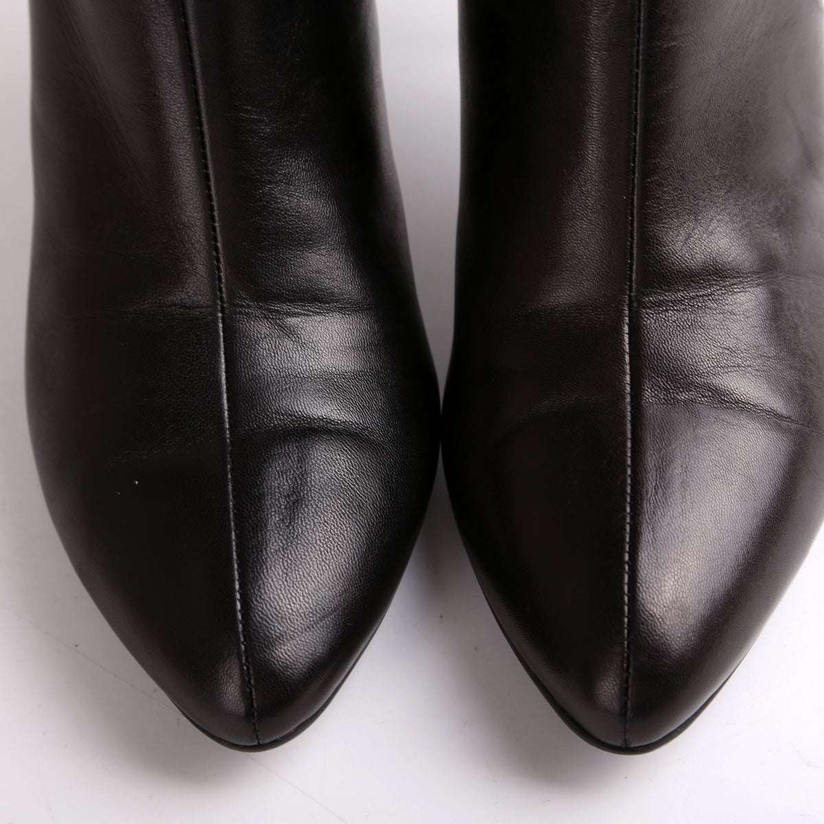 Calf High Leather Boots Size .