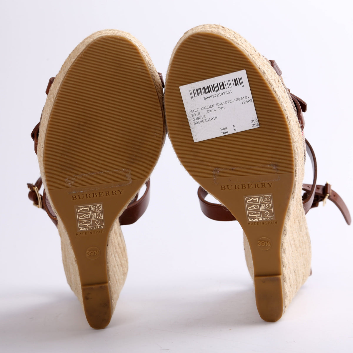 Nova Check Wedge Size 39.5