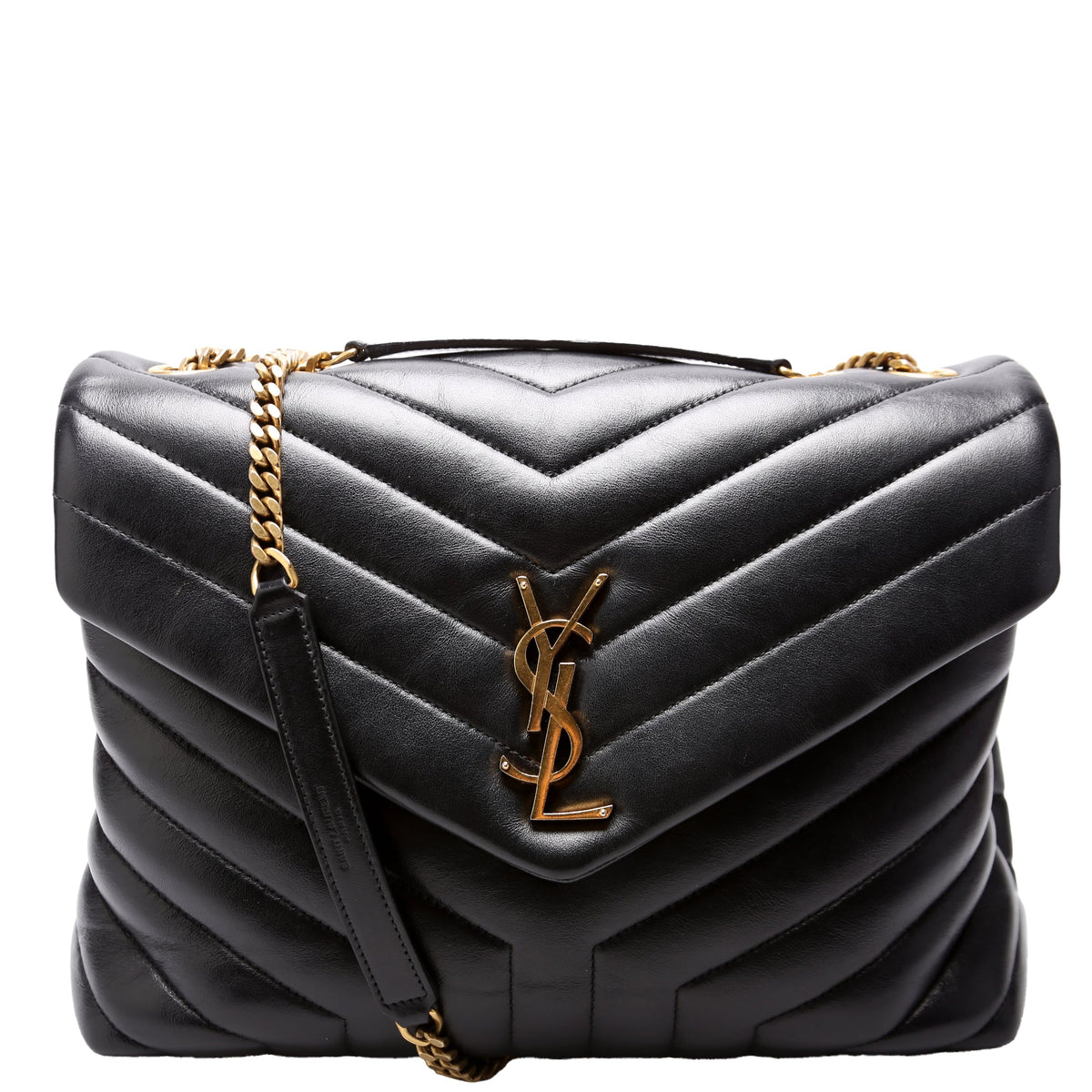 Loulou Medium Quilted Black