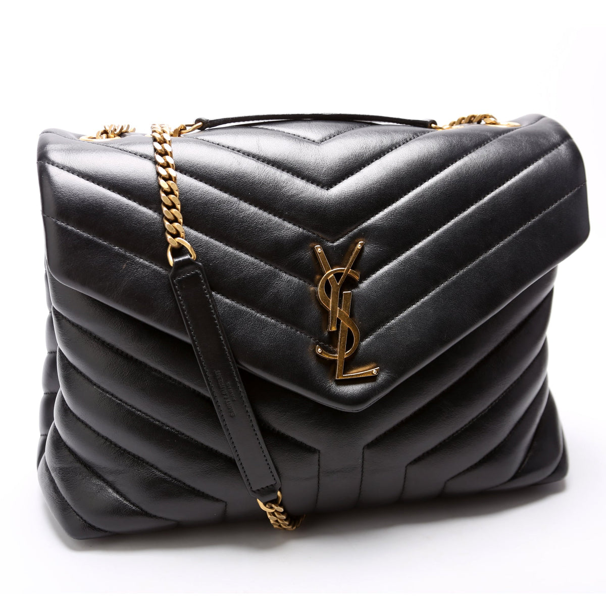 Loulou Medium Quilted Black