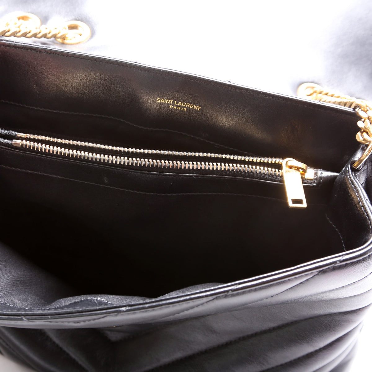 Loulou Medium Quilted Black