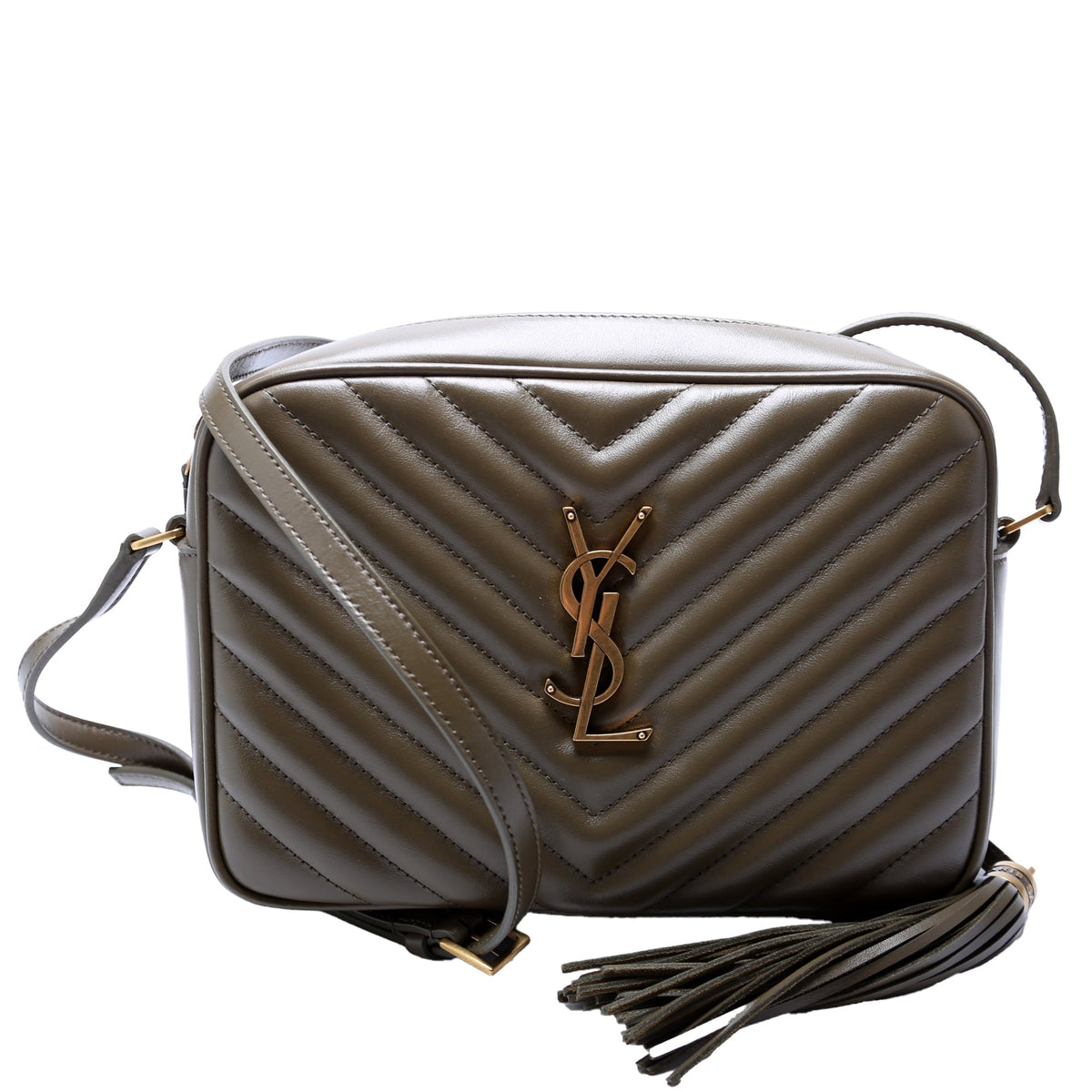 Lou Camera Bag Quilted  Green