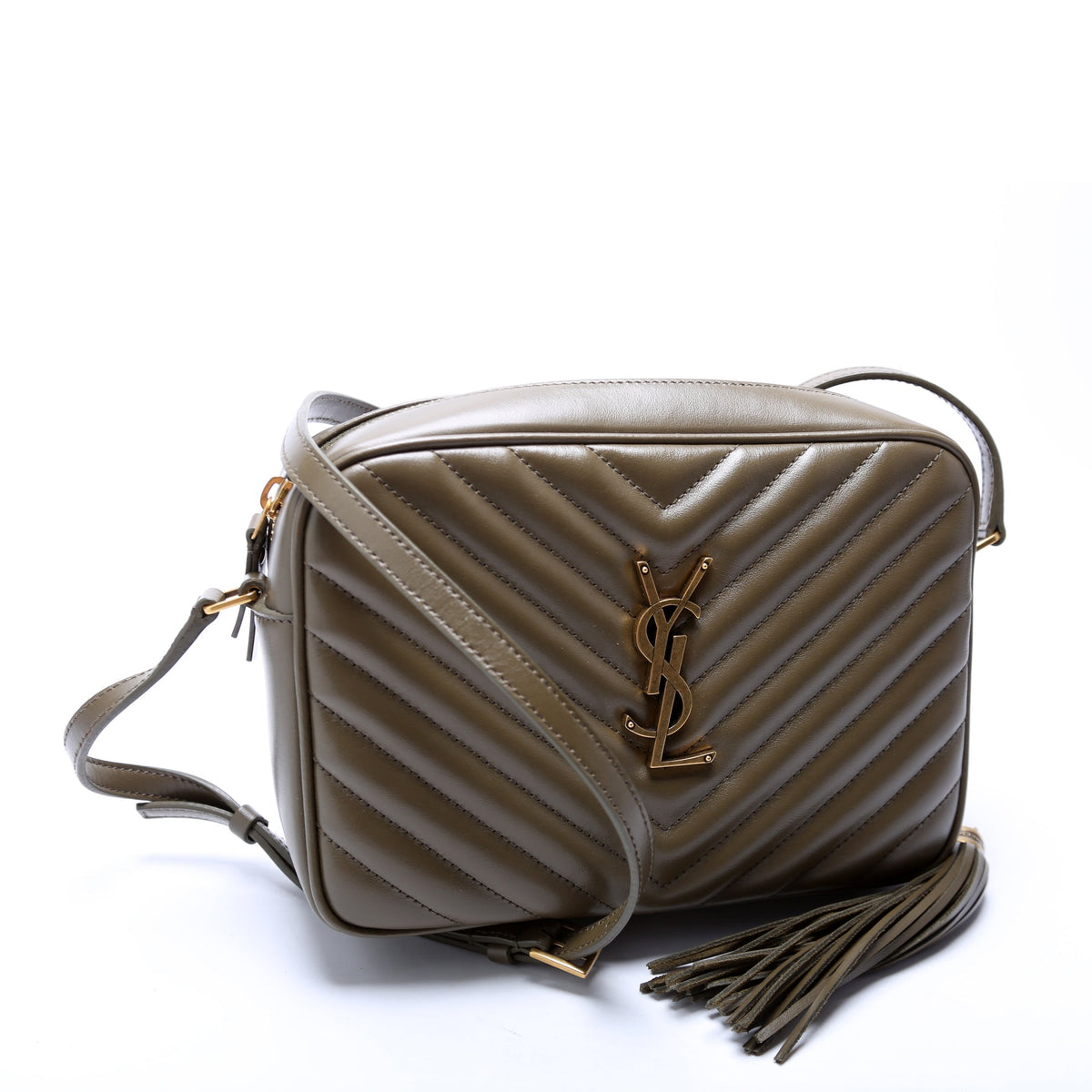 Lou Camera Bag Quilted  Green