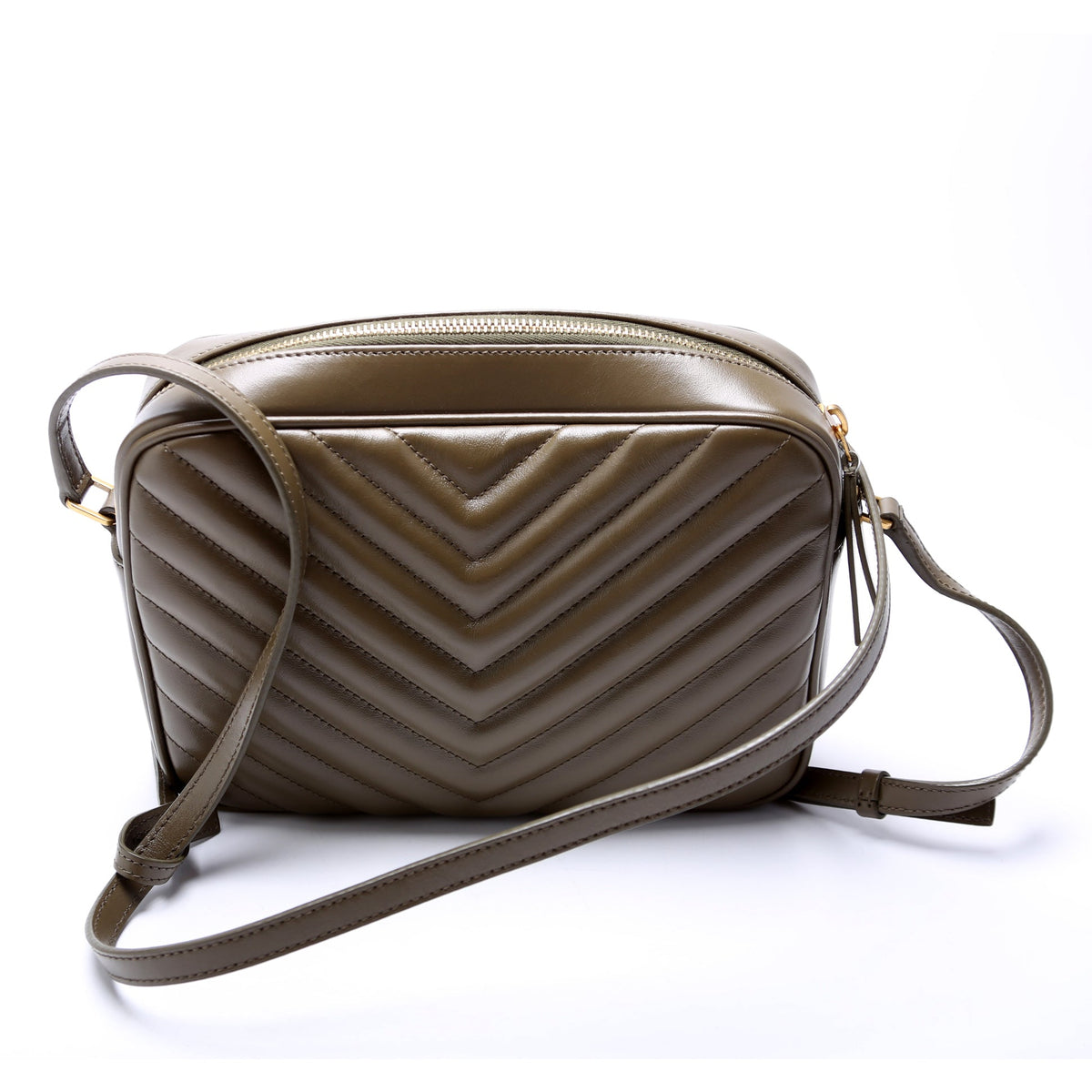 Lou Camera Bag Quilted  Green