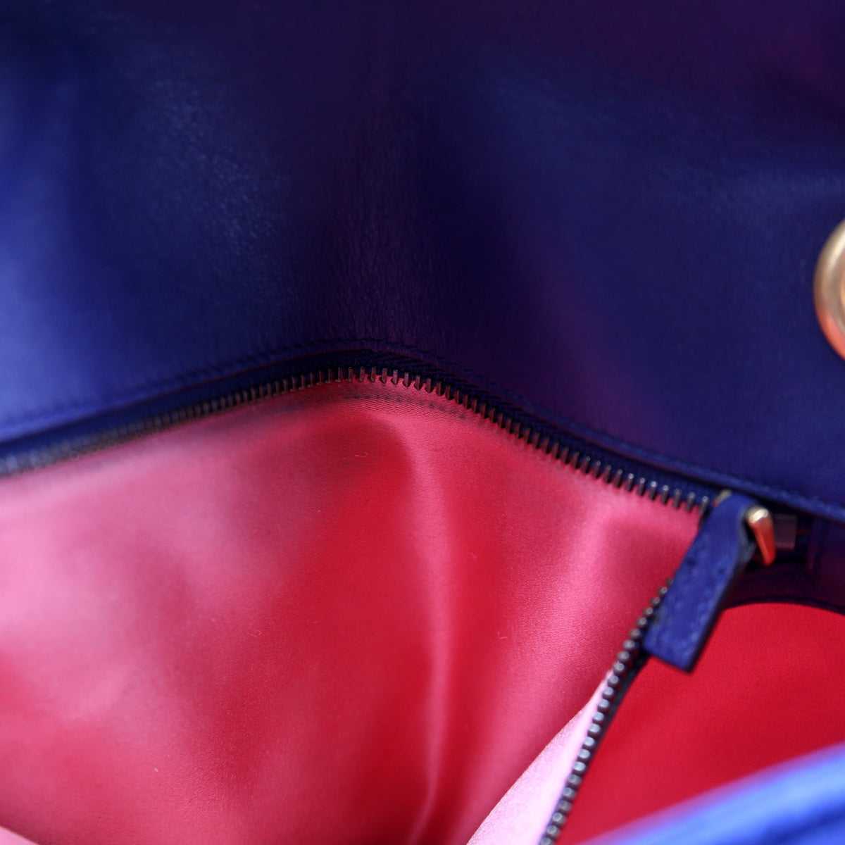 Marmont Velvet Shoulder Medium Blue