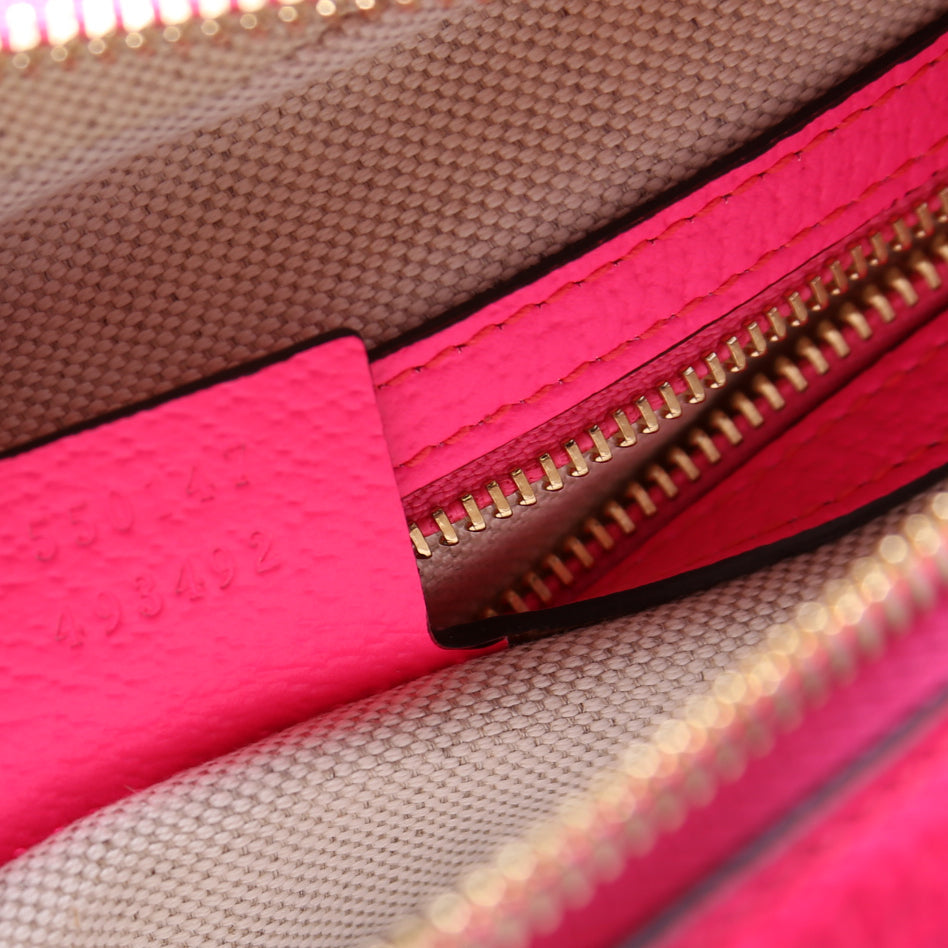 Flora Canvas Crossbody Pink/Multicolor