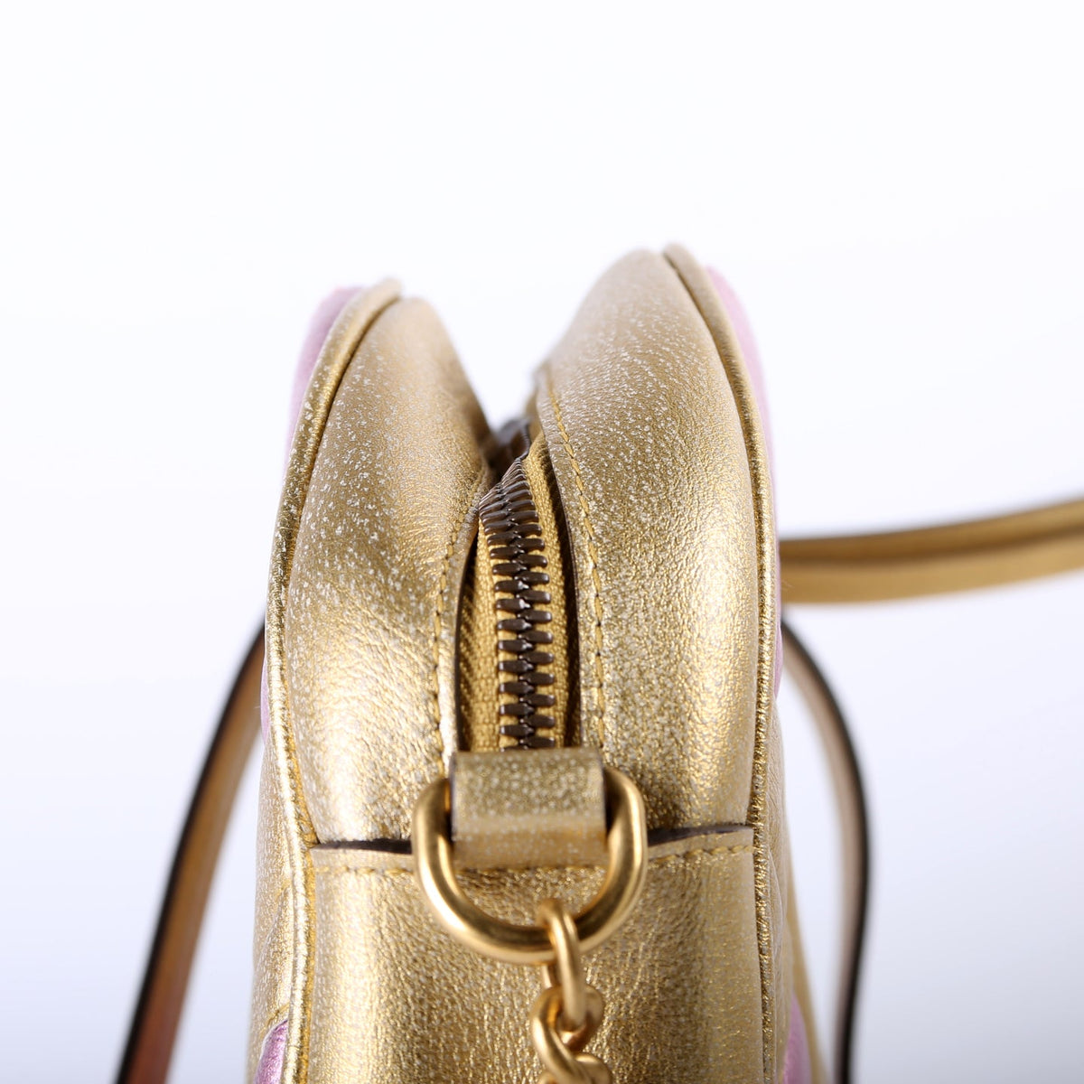 Marmont Mini Round Gold/Pink