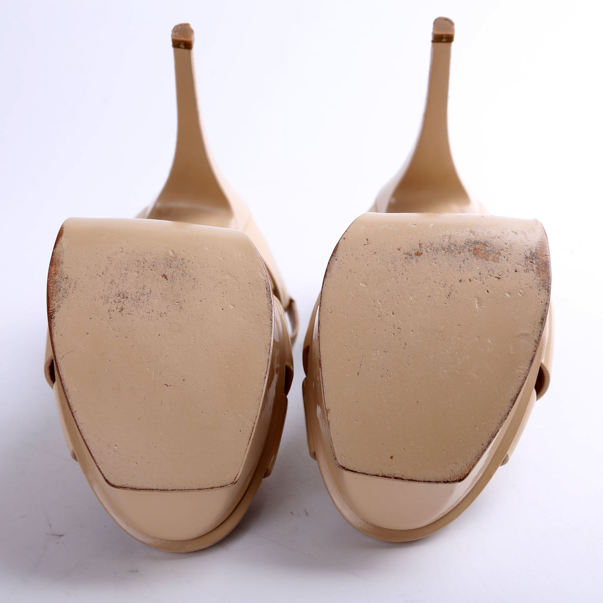 Patent Tribute Platform Sandal Heels Size