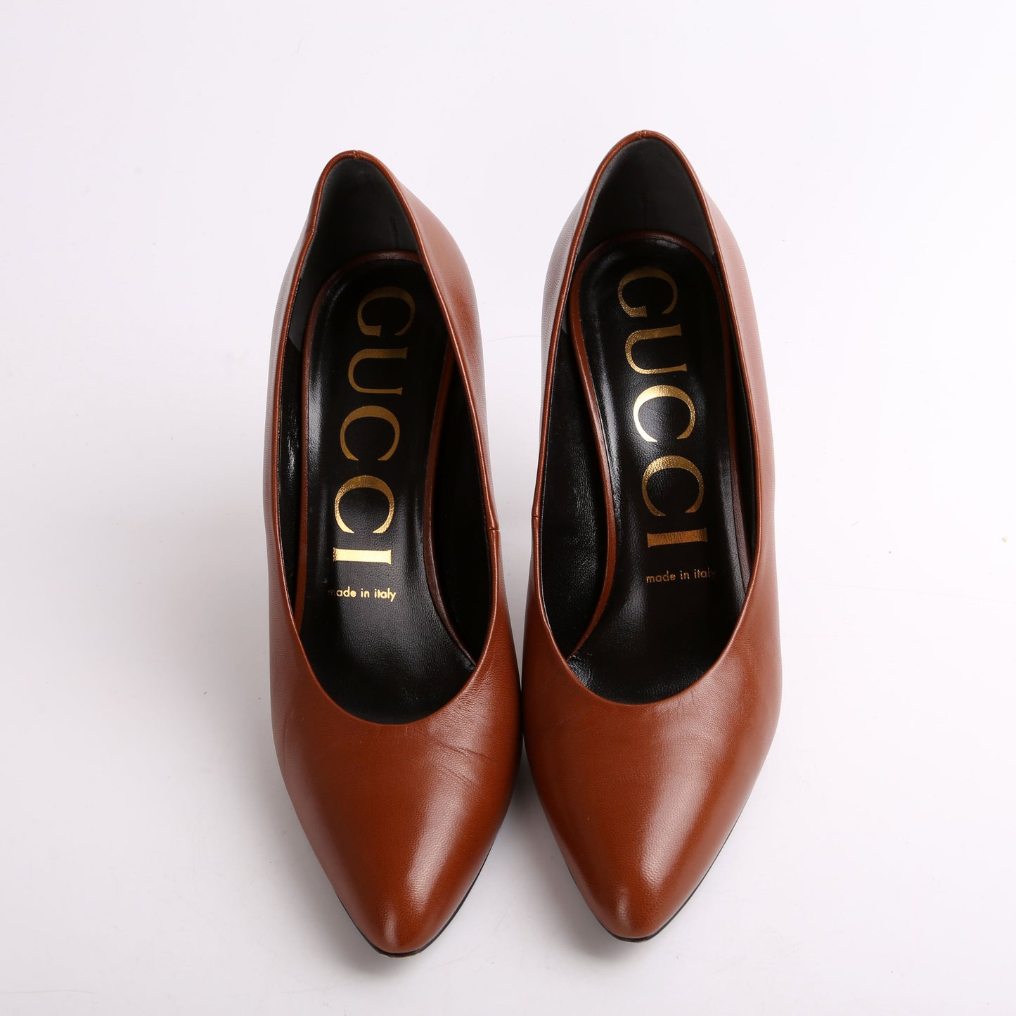 Gucci Malaga Kid Round Toe Pumps Size