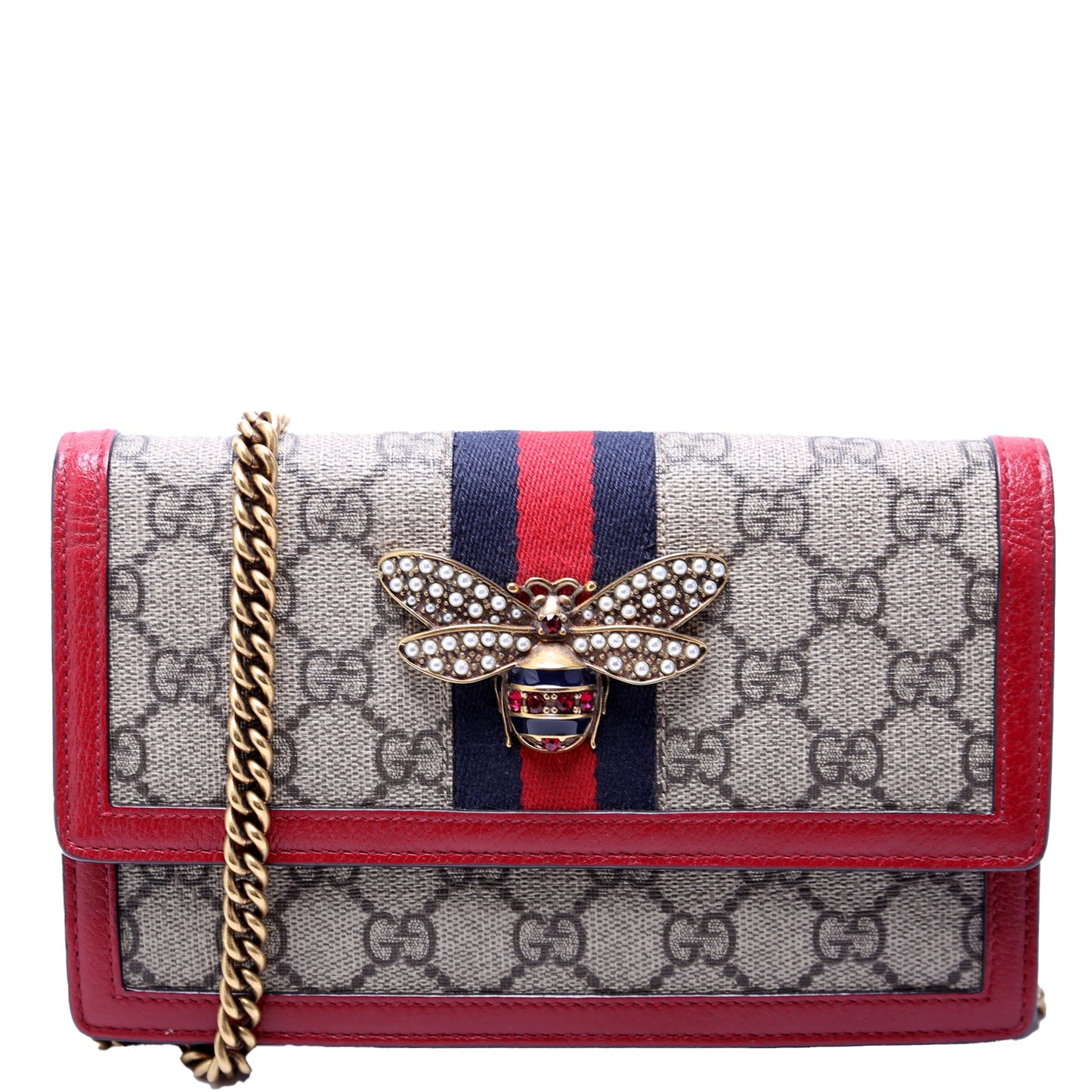 Gucci  Queen Margaret WOC Red