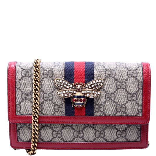 Gucci  Queen Margaret WOC Red