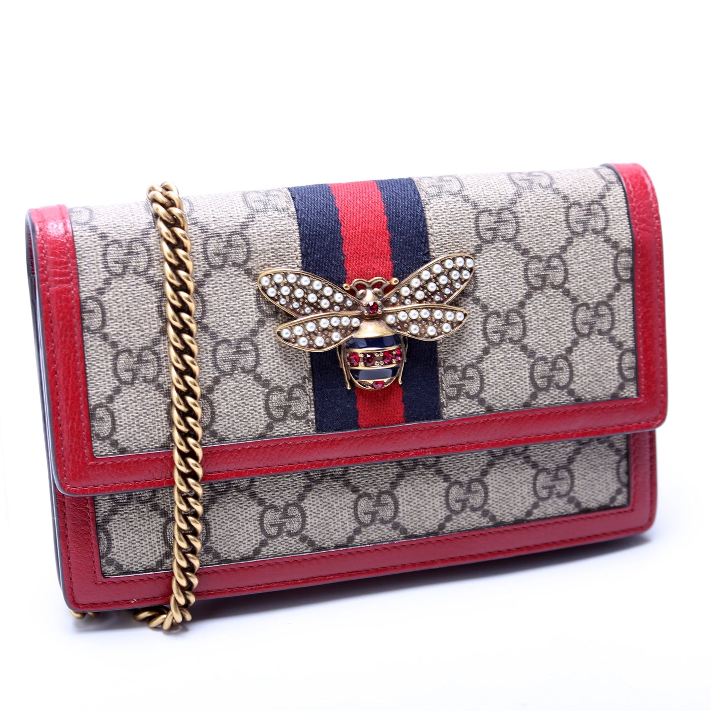 Gucci  Queen Margaret WOC Red