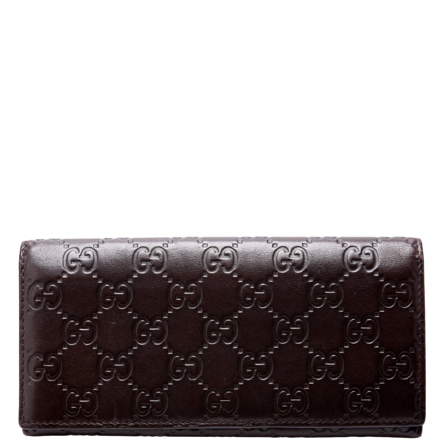 Guccissima Continental Wallet Brown