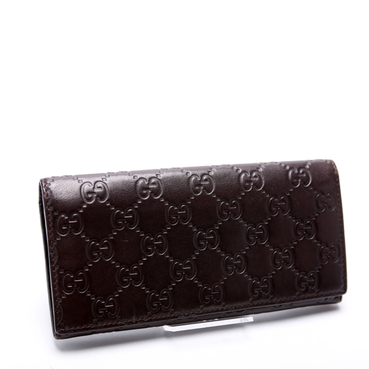 Guccissima Continental Wallet Brown
