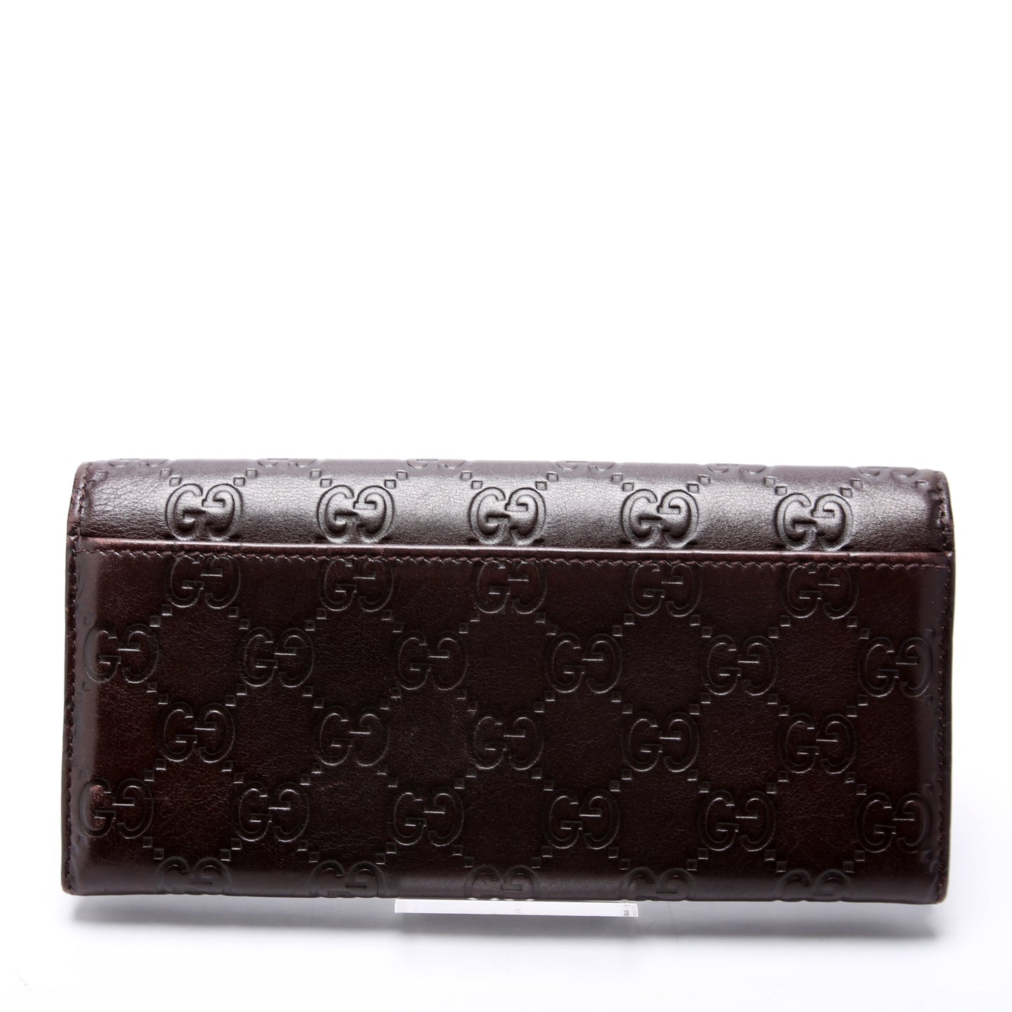 Guccissima Continental Wallet Brown