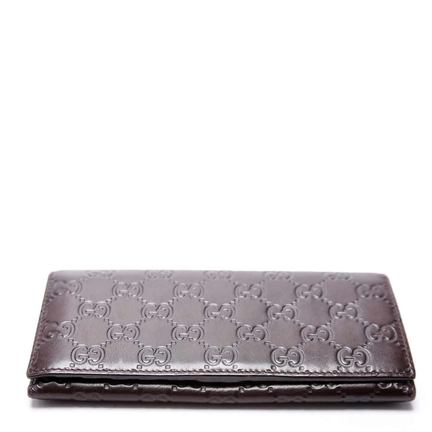 Guccissima Continental Wallet Brown