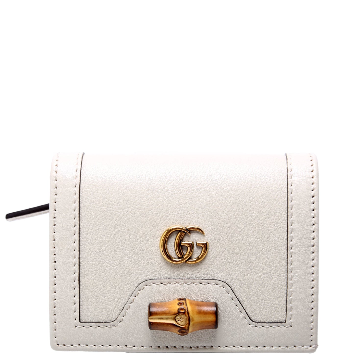 Diana Card Case Wallet White