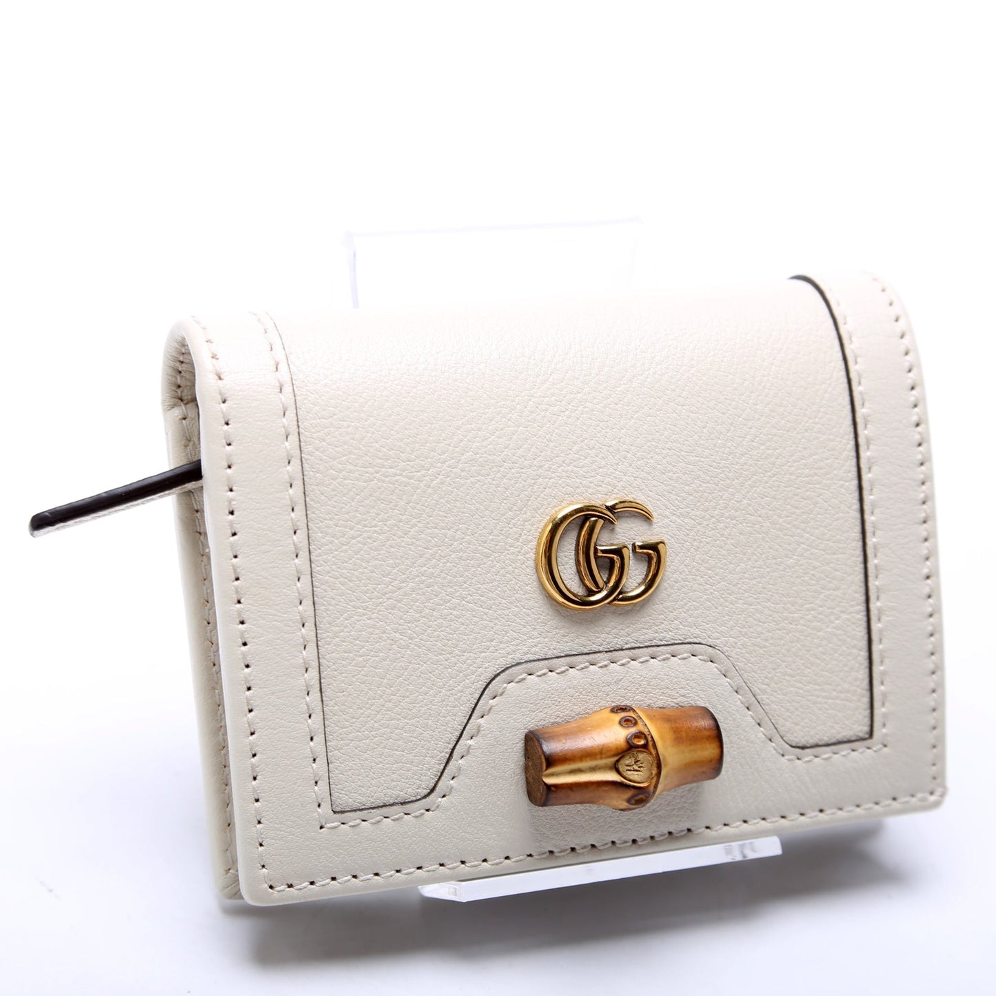 Diana Card Case Wallet White