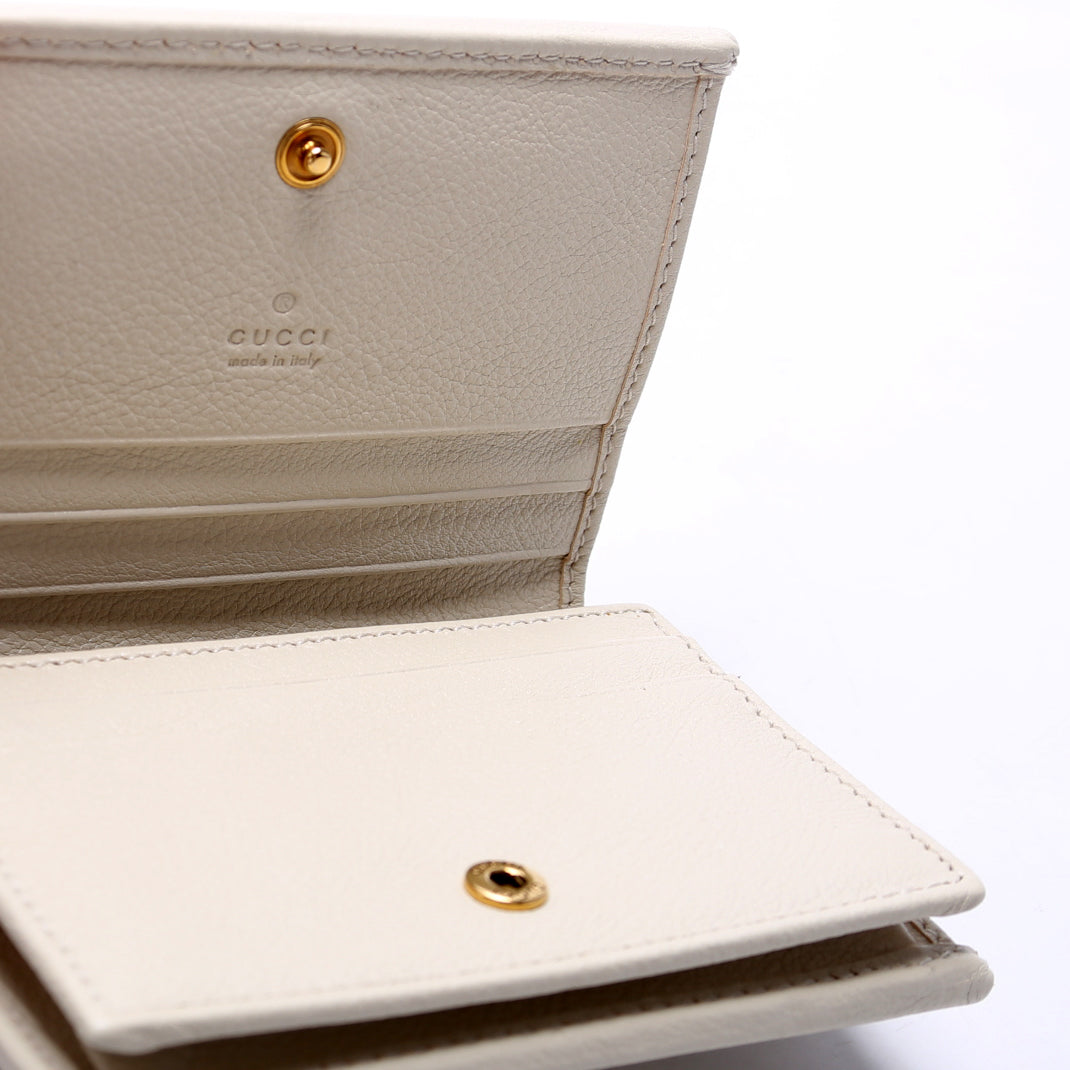Diana Card Case Wallet White