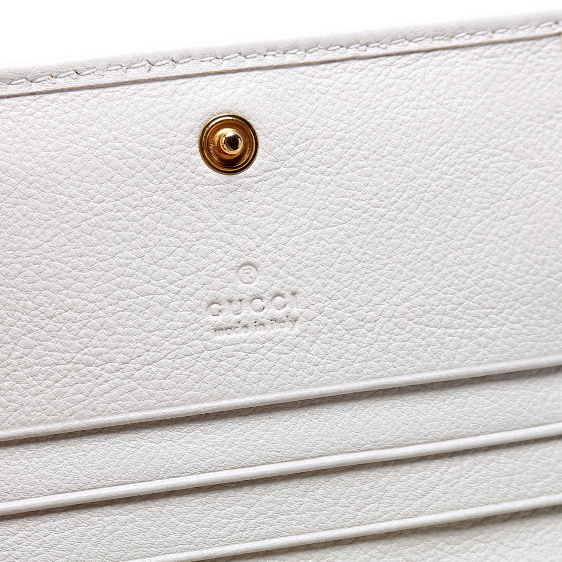 Diana Card Case Wallet White