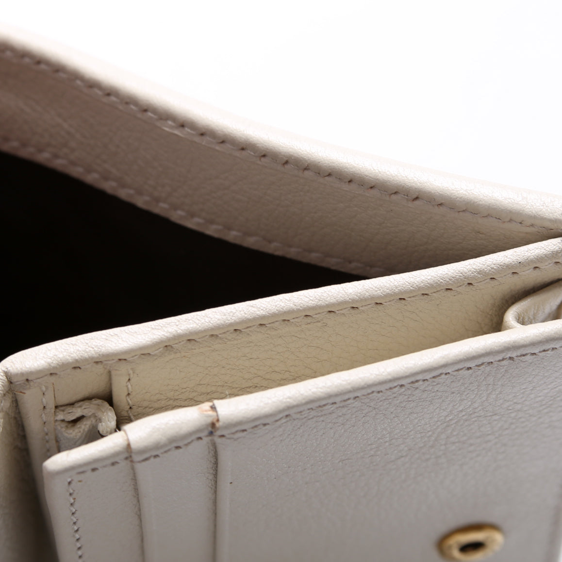 Diana Card Case Wallet White