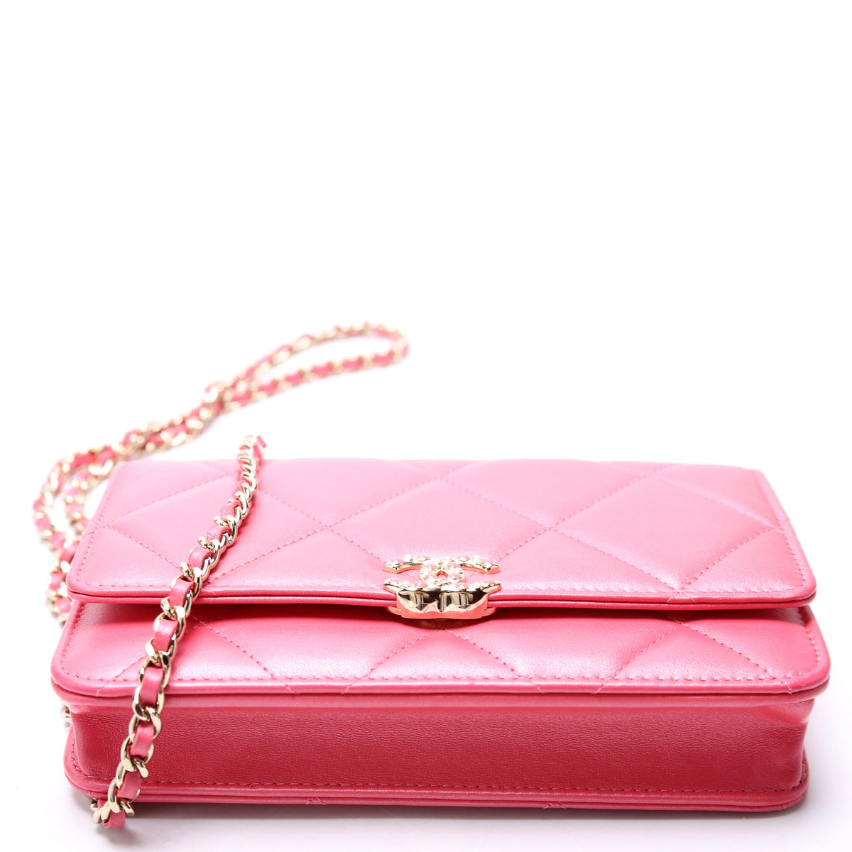 WOC Pearl CC Lambskin Pink